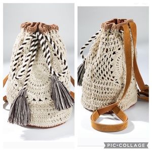 Crochet backpack